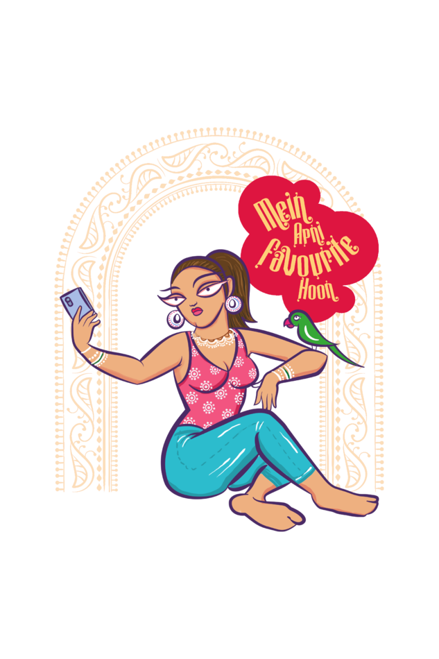 Mein Apni Favourite Hoon – Women’s Graphic T-Shirt India Online