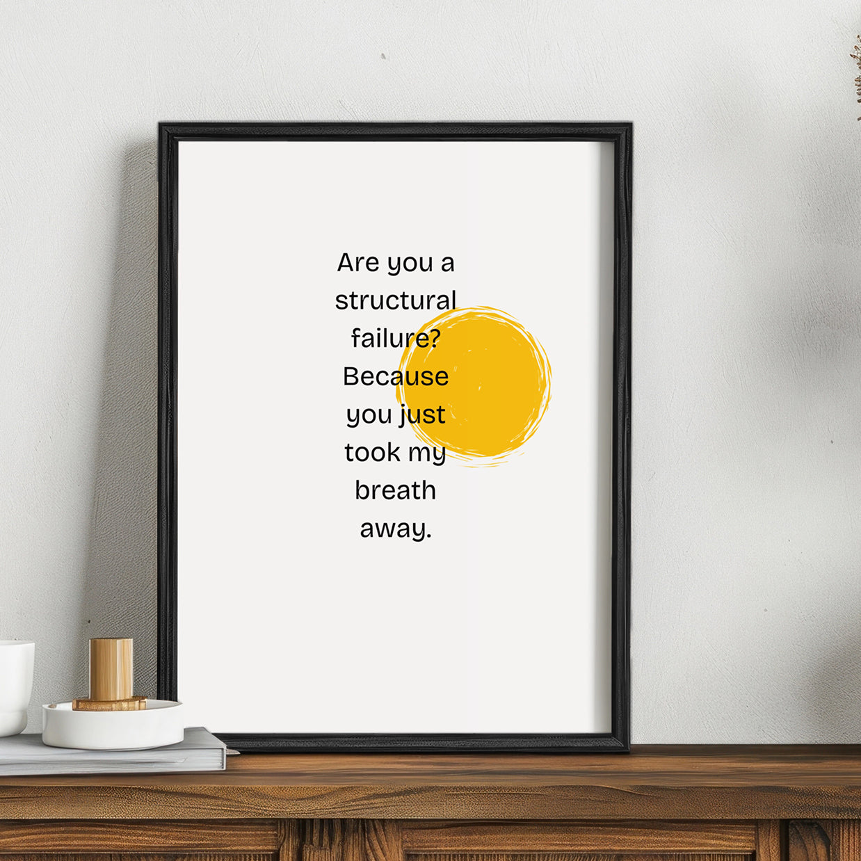 Quirky Structural Failure Poster - Tootypop