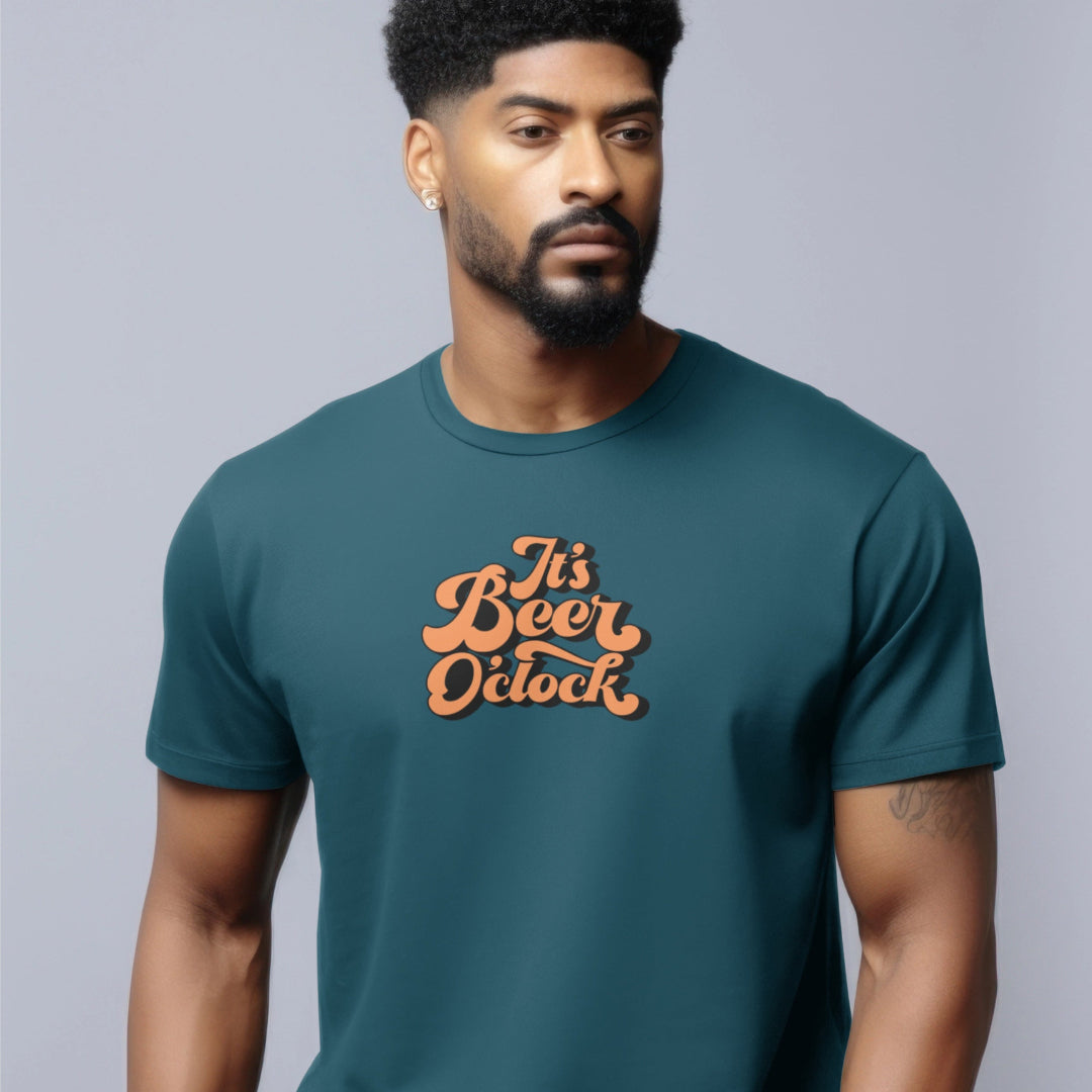 It’s Beer O’Clock Tee - Beer PUB T-Shirt-Beer Lover’s T-Shirt