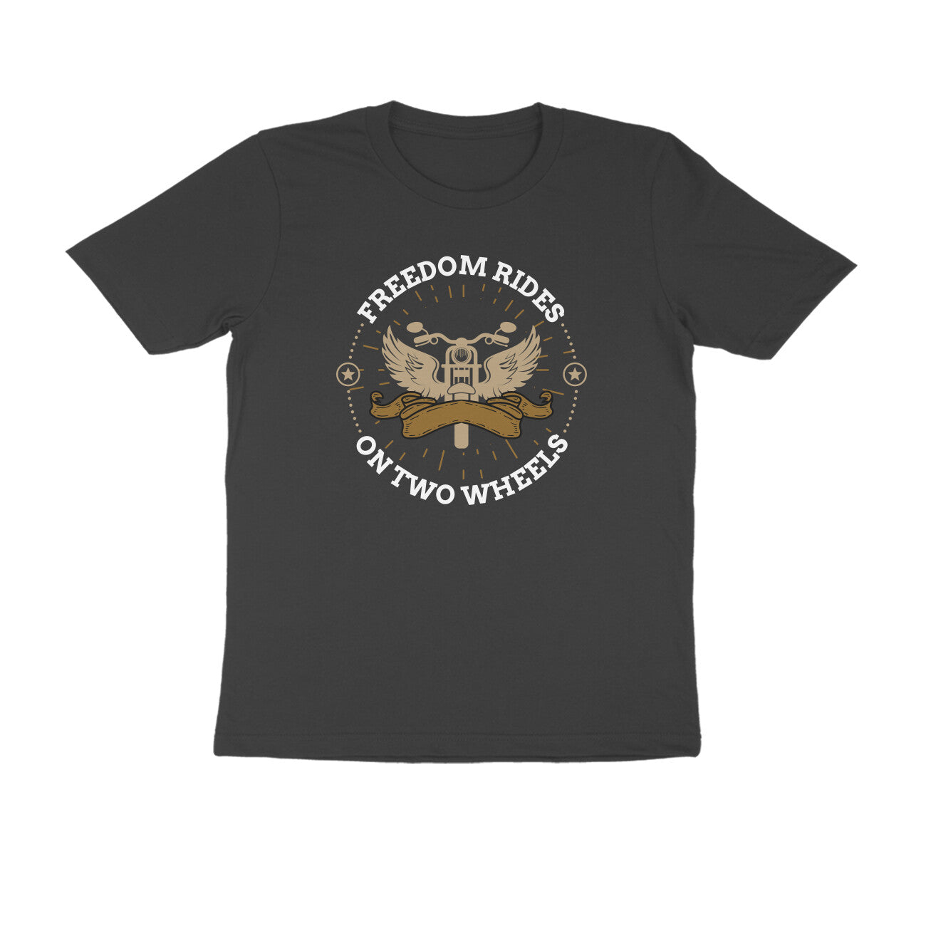 Front View of Biker T-shirt for men