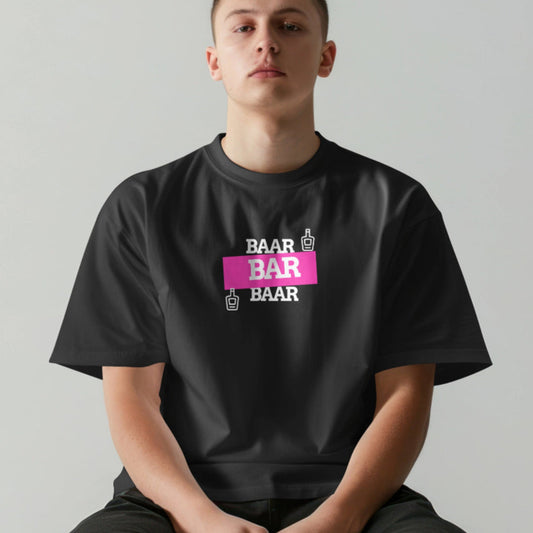 wicked BaarBar Quirky Drinking T-shirt for guys