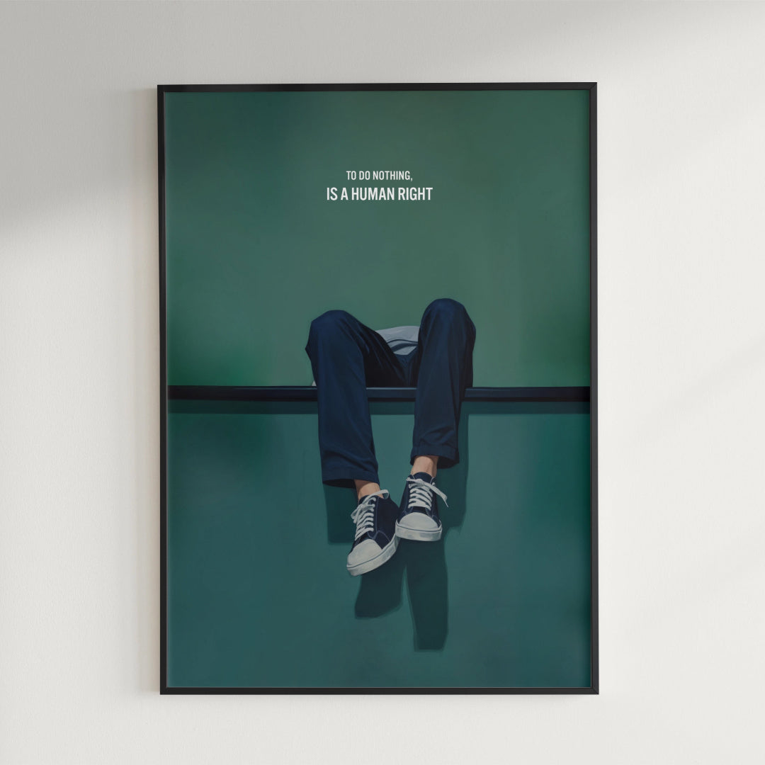 Quirky Do Nothing Poster - Tootypop