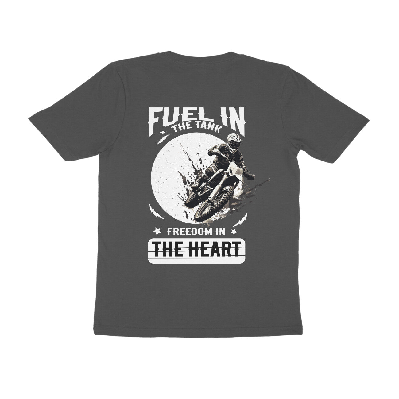 Back View - Premium Biker freedom T-Shirt